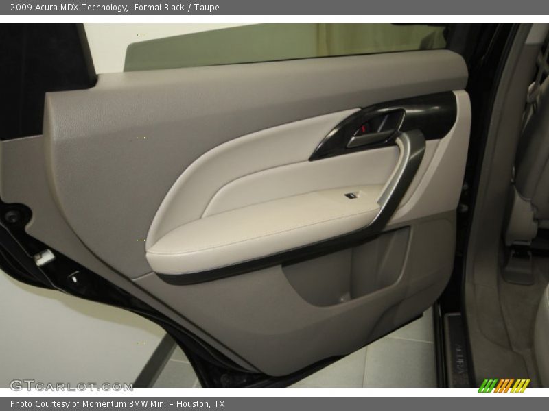 Formal Black / Taupe 2009 Acura MDX Technology