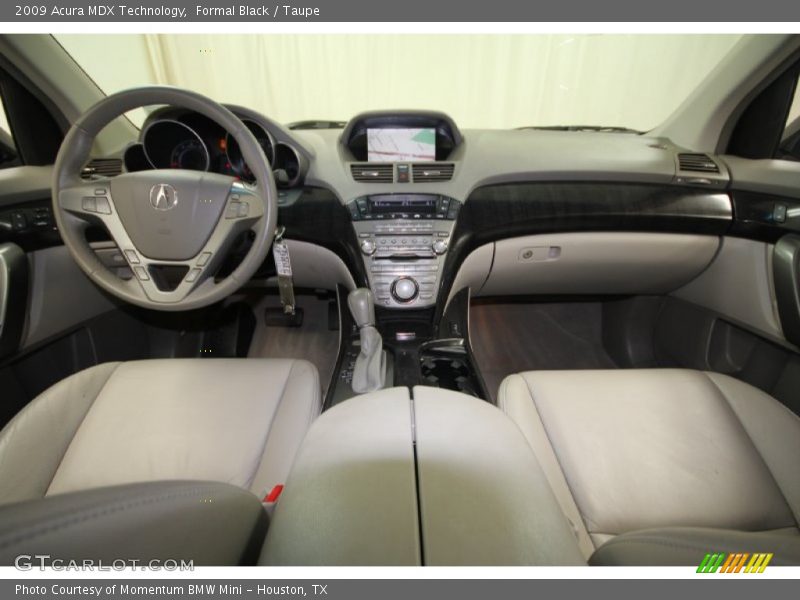 Formal Black / Taupe 2009 Acura MDX Technology