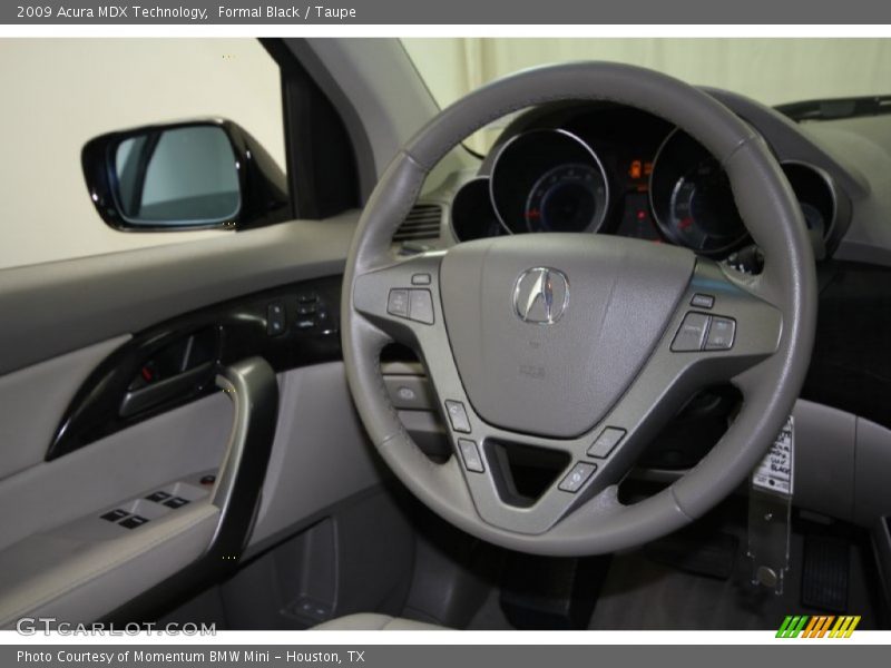 Formal Black / Taupe 2009 Acura MDX Technology