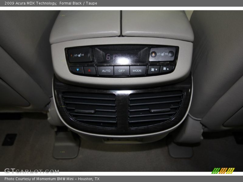 Formal Black / Taupe 2009 Acura MDX Technology