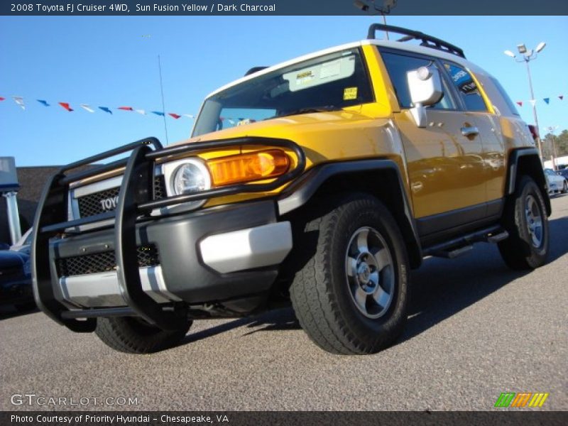 Sun Fusion Yellow / Dark Charcoal 2008 Toyota FJ Cruiser 4WD