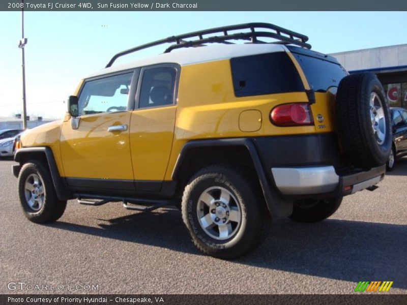 Sun Fusion Yellow / Dark Charcoal 2008 Toyota FJ Cruiser 4WD