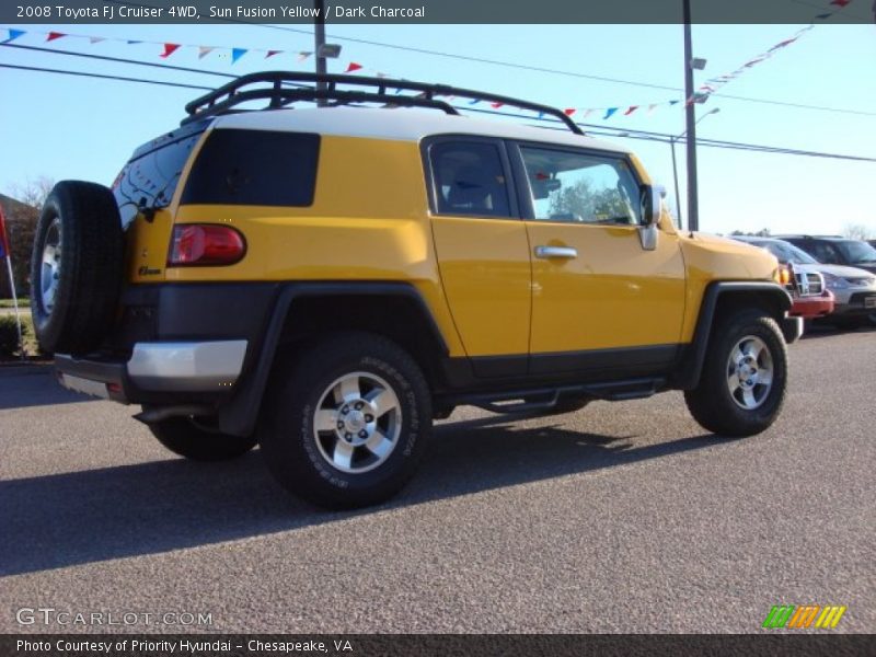 Sun Fusion Yellow / Dark Charcoal 2008 Toyota FJ Cruiser 4WD