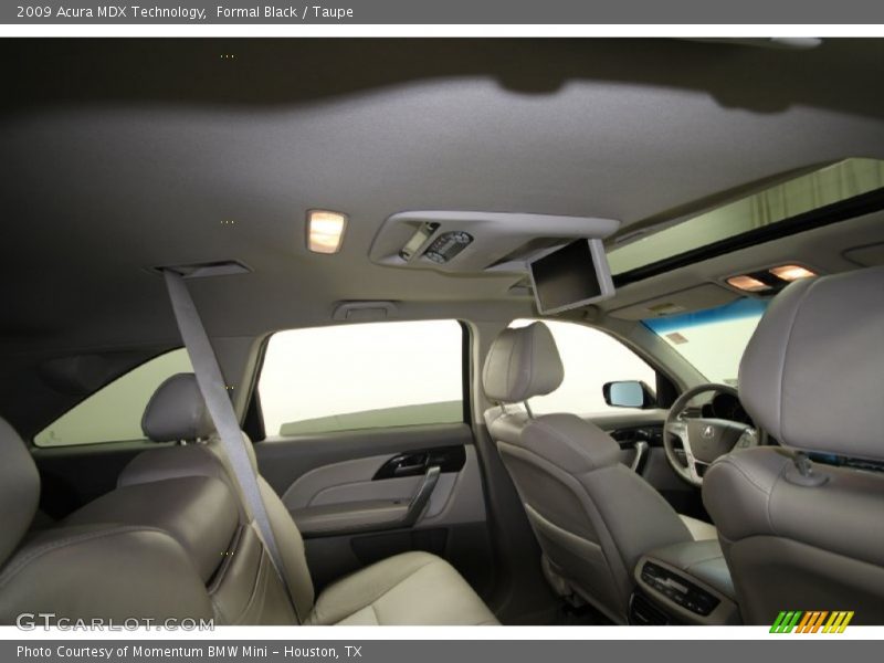 Formal Black / Taupe 2009 Acura MDX Technology