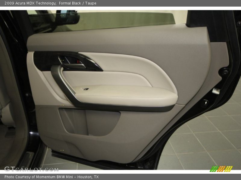 Formal Black / Taupe 2009 Acura MDX Technology