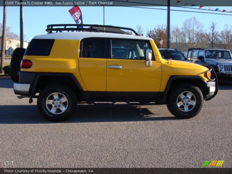 Sun Fusion Yellow / Dark Charcoal 2008 Toyota FJ Cruiser 4WD
