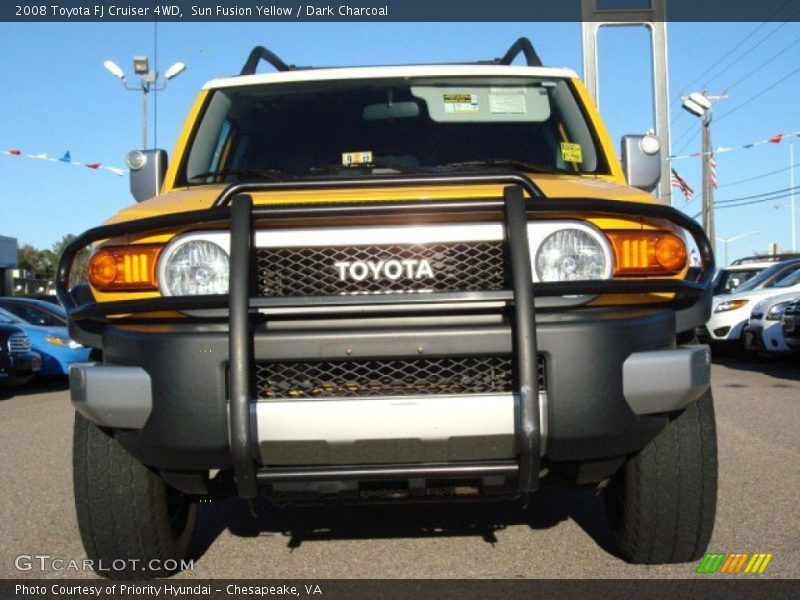 Sun Fusion Yellow / Dark Charcoal 2008 Toyota FJ Cruiser 4WD