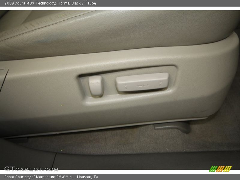 Formal Black / Taupe 2009 Acura MDX Technology