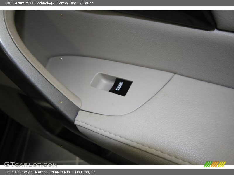 Formal Black / Taupe 2009 Acura MDX Technology