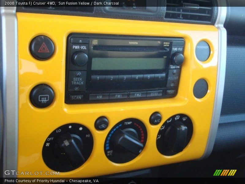 Sun Fusion Yellow / Dark Charcoal 2008 Toyota FJ Cruiser 4WD
