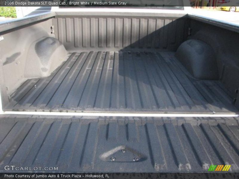 Bright White / Medium Slate Gray 2006 Dodge Dakota SLT Quad Cab