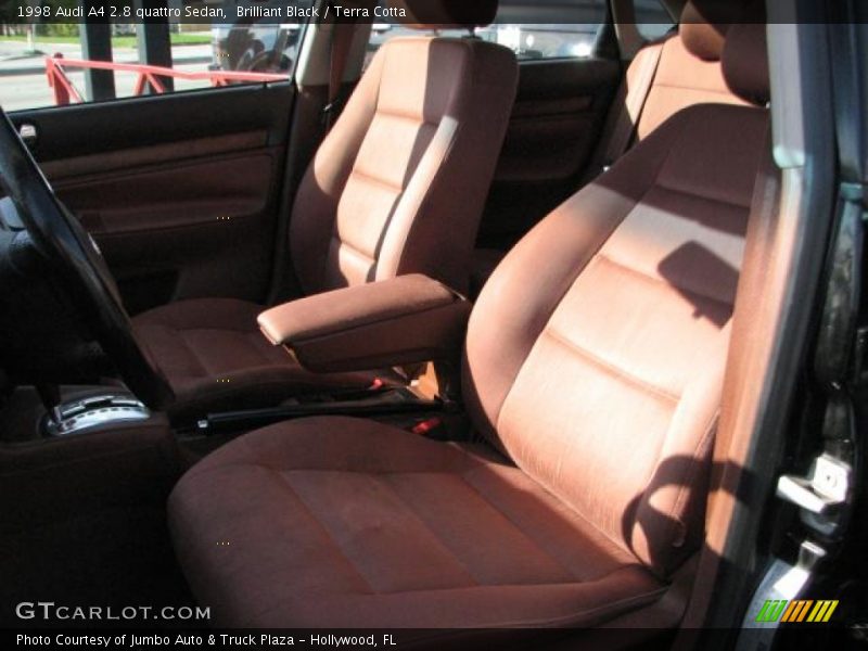 Brilliant Black / Terra Cotta 1998 Audi A4 2.8 quattro Sedan