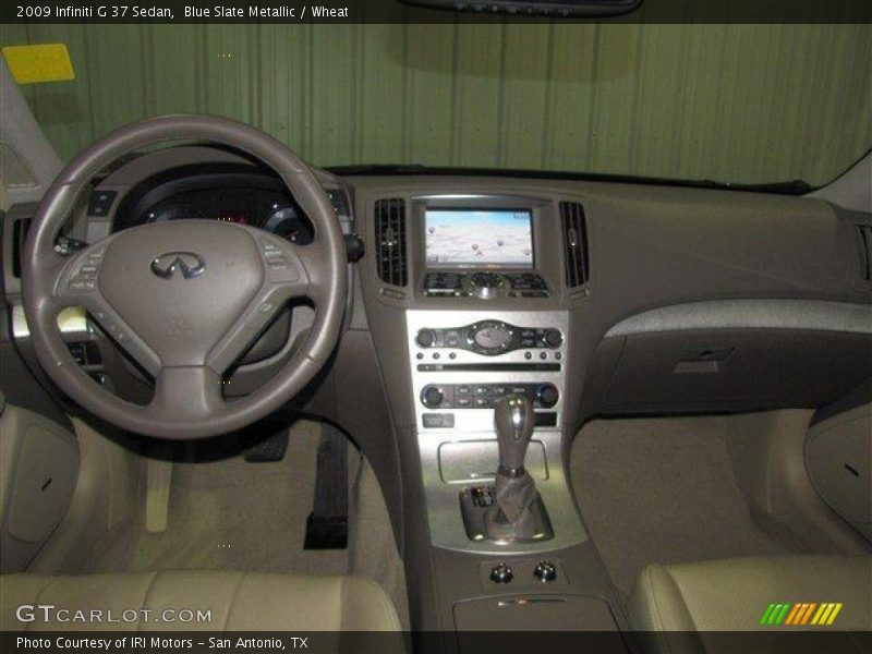 Blue Slate Metallic / Wheat 2009 Infiniti G 37 Sedan