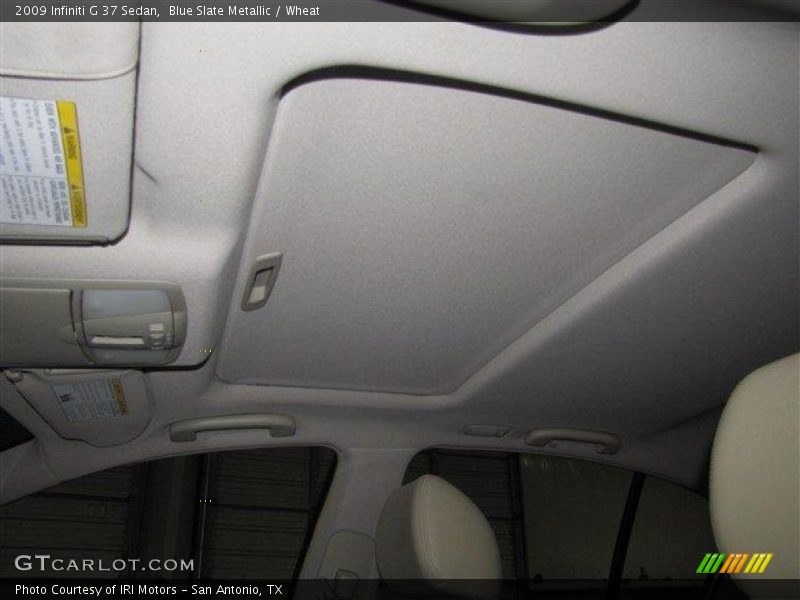 Blue Slate Metallic / Wheat 2009 Infiniti G 37 Sedan