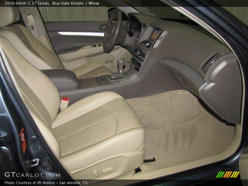 Blue Slate Metallic / Wheat 2009 Infiniti G 37 Sedan