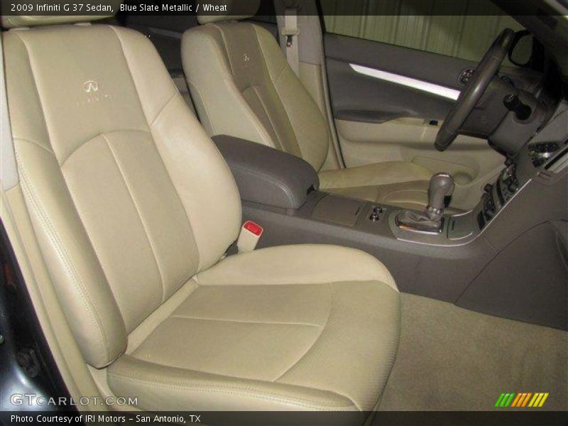 Blue Slate Metallic / Wheat 2009 Infiniti G 37 Sedan