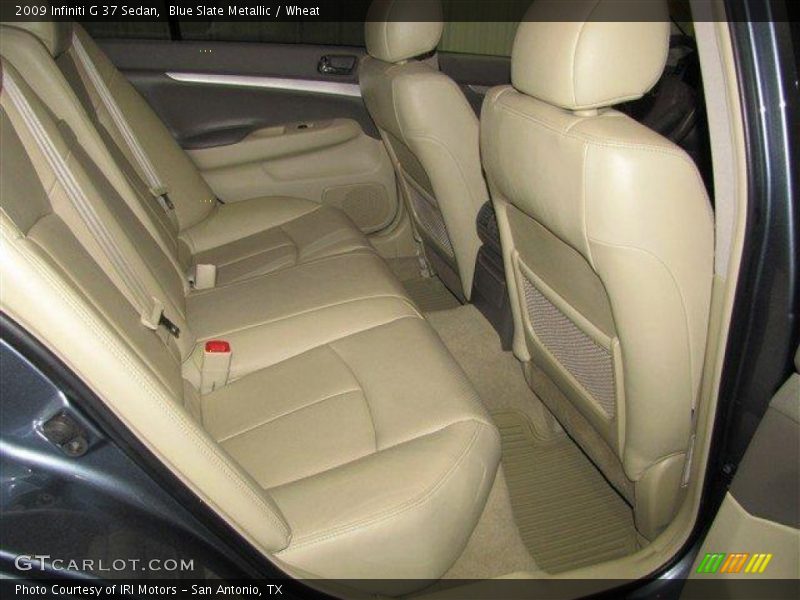 Blue Slate Metallic / Wheat 2009 Infiniti G 37 Sedan