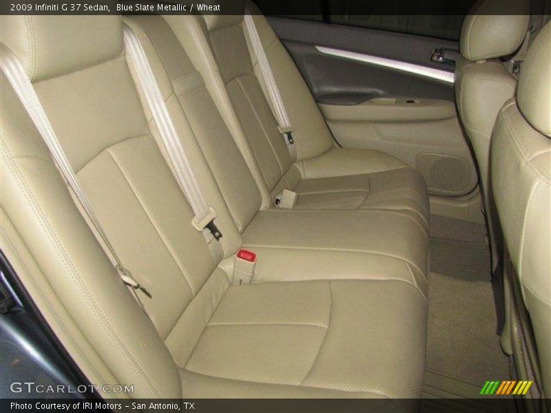 Blue Slate Metallic / Wheat 2009 Infiniti G 37 Sedan