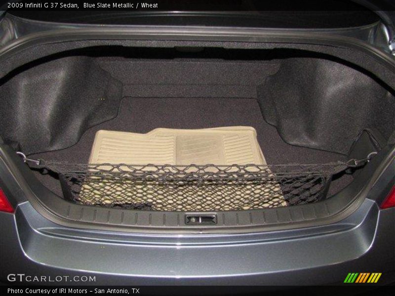 Blue Slate Metallic / Wheat 2009 Infiniti G 37 Sedan