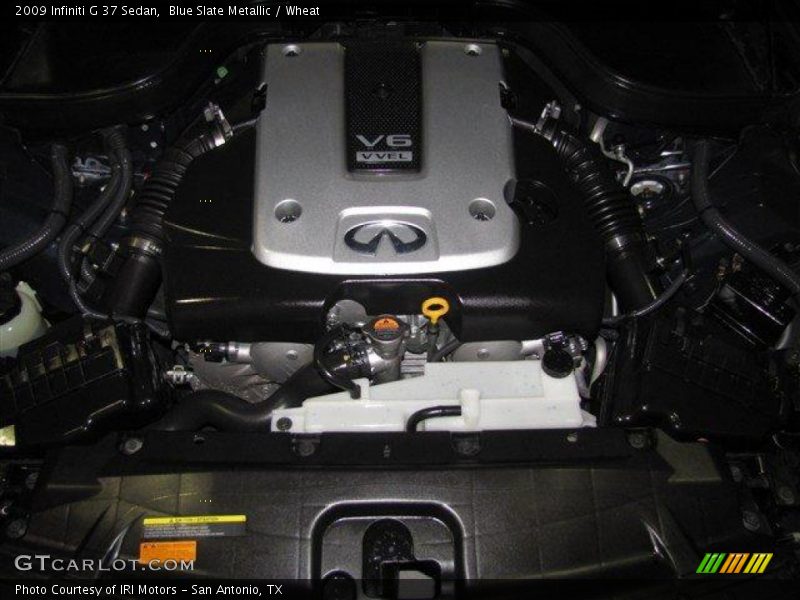 Blue Slate Metallic / Wheat 2009 Infiniti G 37 Sedan