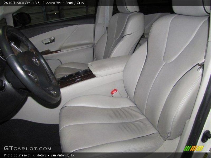 Blizzard White Pearl / Gray 2010 Toyota Venza V6