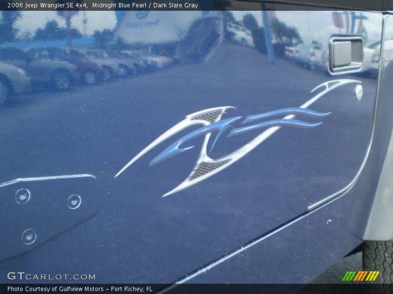 Midnight Blue Pearl / Dark Slate Gray 2006 Jeep Wrangler SE 4x4