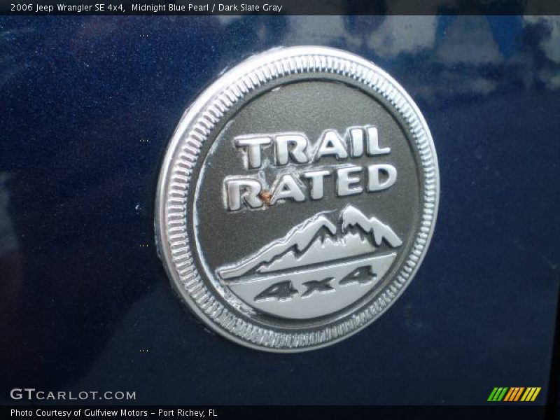 Midnight Blue Pearl / Dark Slate Gray 2006 Jeep Wrangler SE 4x4