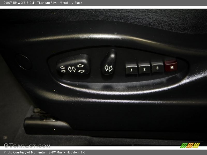 Titanium Silver Metallic / Black 2007 BMW X3 3.0si