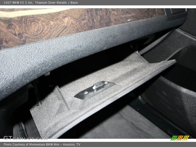 Titanium Silver Metallic / Black 2007 BMW X3 3.0si