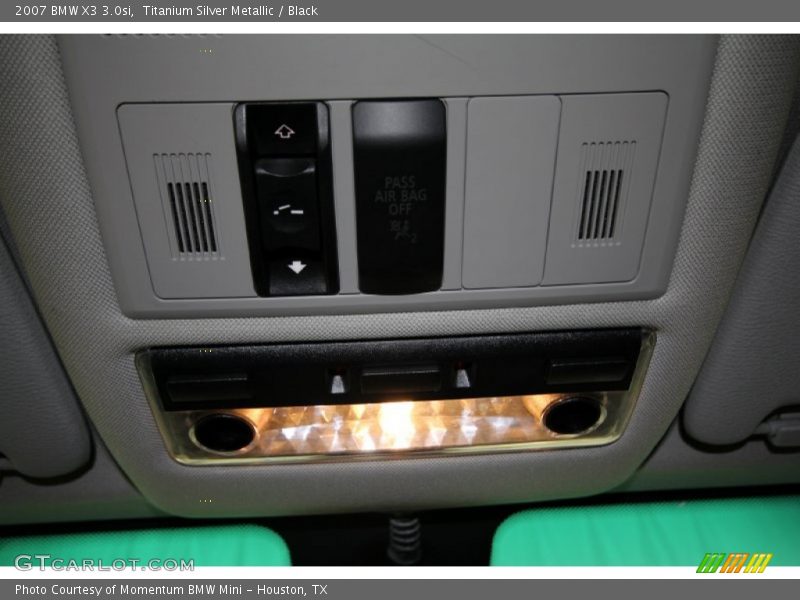 Titanium Silver Metallic / Black 2007 BMW X3 3.0si