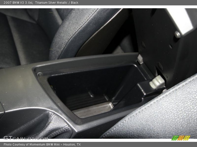 Titanium Silver Metallic / Black 2007 BMW X3 3.0si