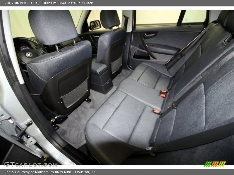 Titanium Silver Metallic / Black 2007 BMW X3 3.0si