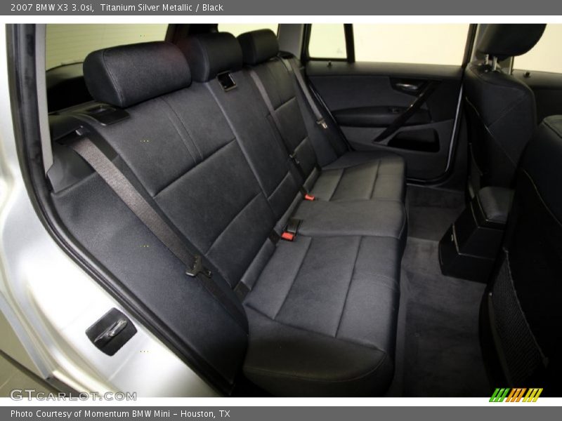 Titanium Silver Metallic / Black 2007 BMW X3 3.0si