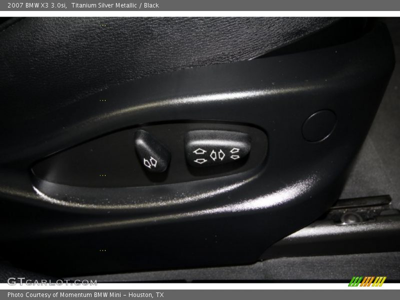 Titanium Silver Metallic / Black 2007 BMW X3 3.0si