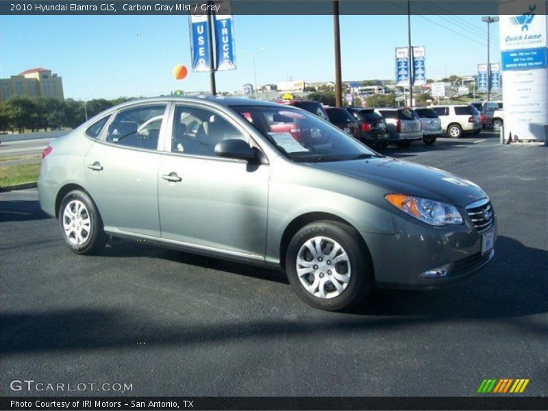Carbon Gray Mist / Gray 2010 Hyundai Elantra GLS