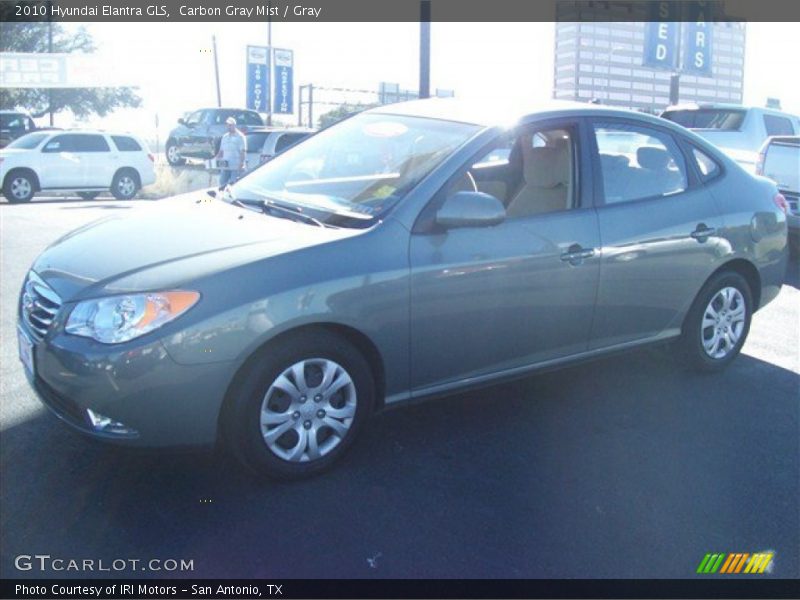 Carbon Gray Mist / Gray 2010 Hyundai Elantra GLS