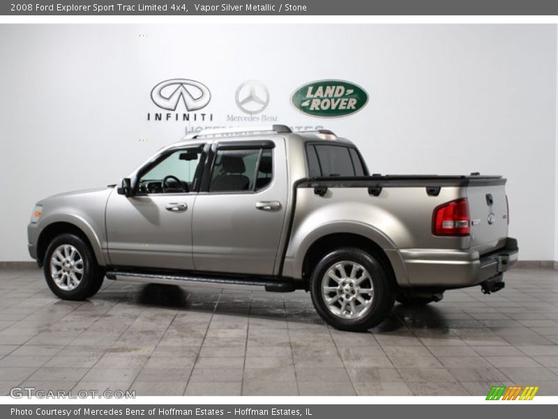 Vapor Silver Metallic / Stone 2008 Ford Explorer Sport Trac Limited 4x4