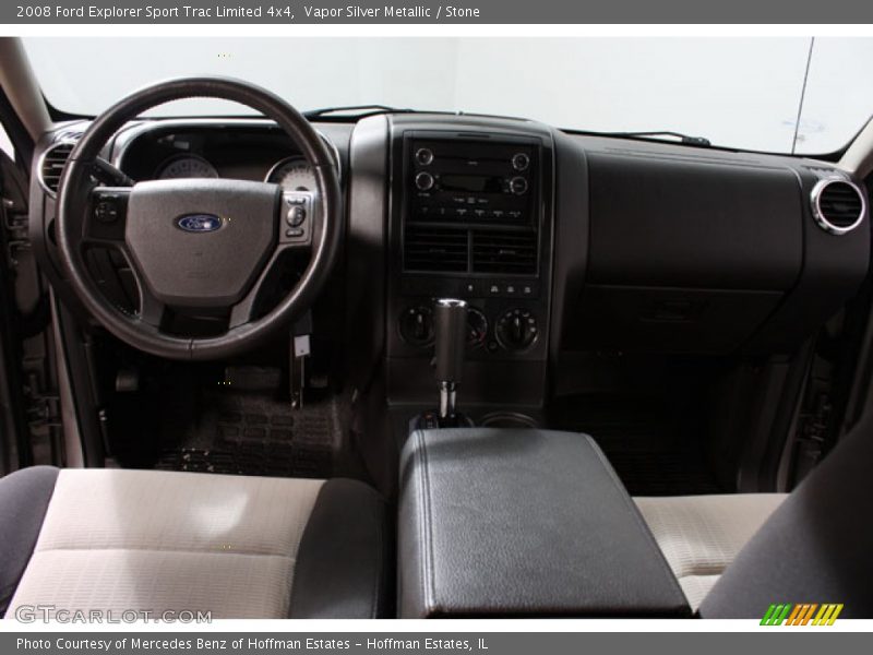 Vapor Silver Metallic / Stone 2008 Ford Explorer Sport Trac Limited 4x4