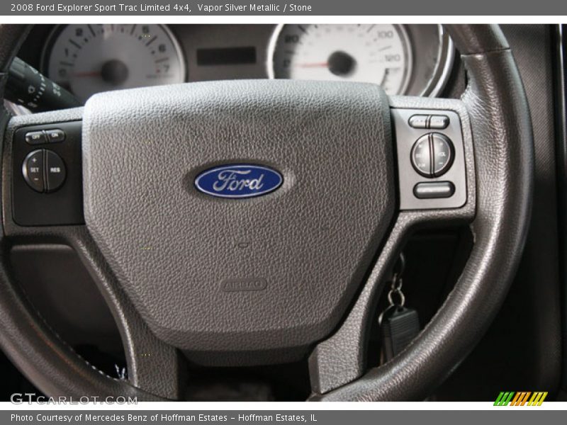 Vapor Silver Metallic / Stone 2008 Ford Explorer Sport Trac Limited 4x4