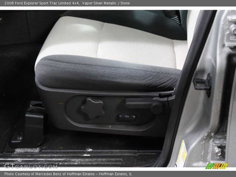 Vapor Silver Metallic / Stone 2008 Ford Explorer Sport Trac Limited 4x4