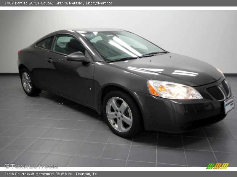 Granite Metallic / Ebony/Morocco 2007 Pontiac G6 GT Coupe