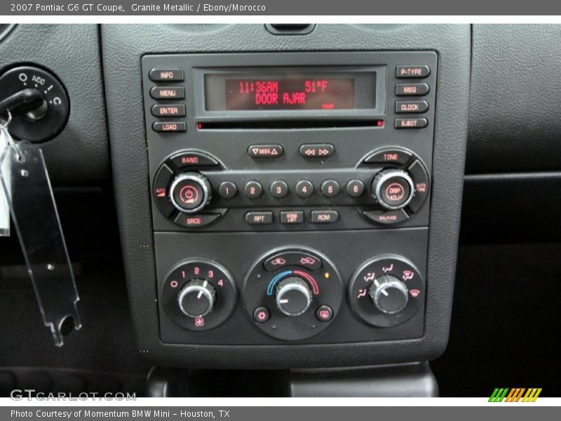 Granite Metallic / Ebony/Morocco 2007 Pontiac G6 GT Coupe