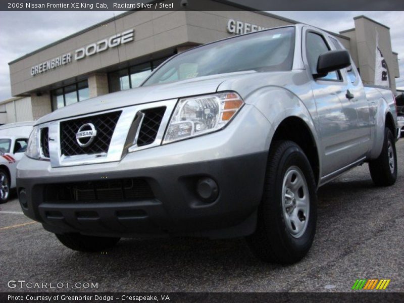 Radiant Silver / Steel 2009 Nissan Frontier XE King Cab