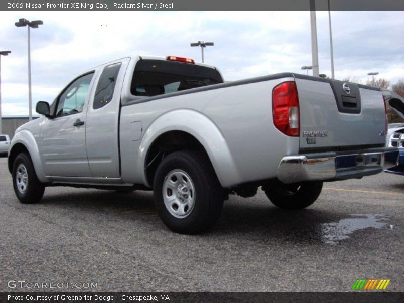 Radiant Silver / Steel 2009 Nissan Frontier XE King Cab