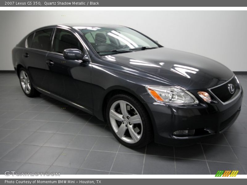 Quartz Shadow Metallic / Black 2007 Lexus GS 350