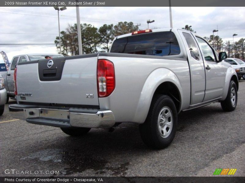 Radiant Silver / Steel 2009 Nissan Frontier XE King Cab