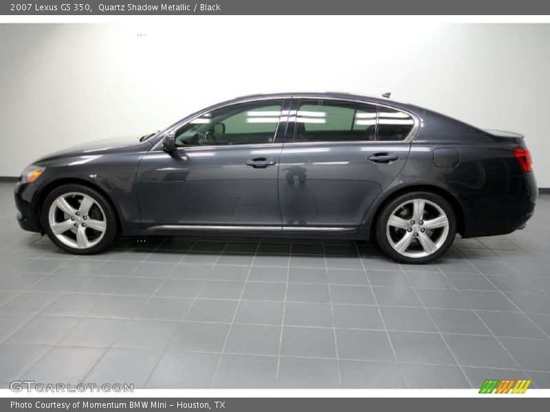 Quartz Shadow Metallic / Black 2007 Lexus GS 350