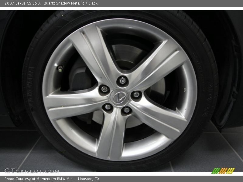 Quartz Shadow Metallic / Black 2007 Lexus GS 350