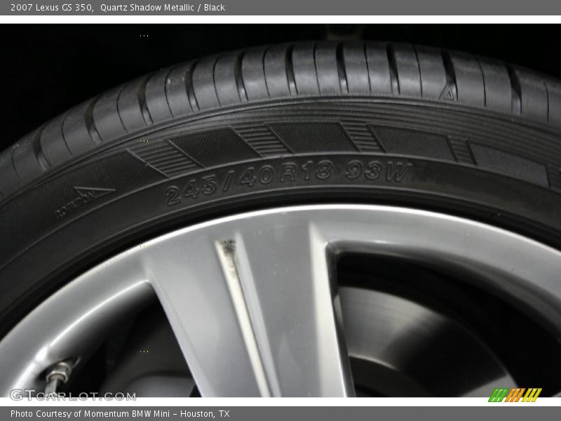 Quartz Shadow Metallic / Black 2007 Lexus GS 350