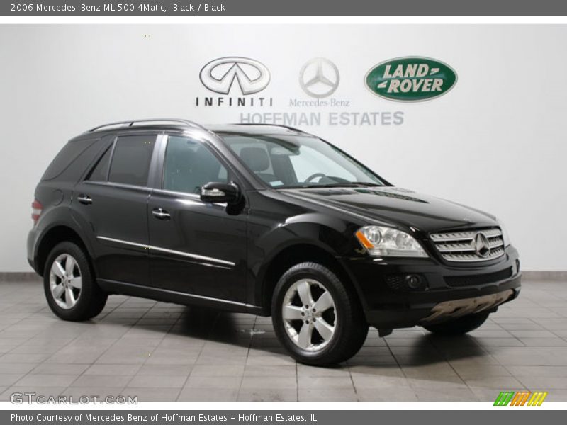 Black / Black 2006 Mercedes-Benz ML 500 4Matic